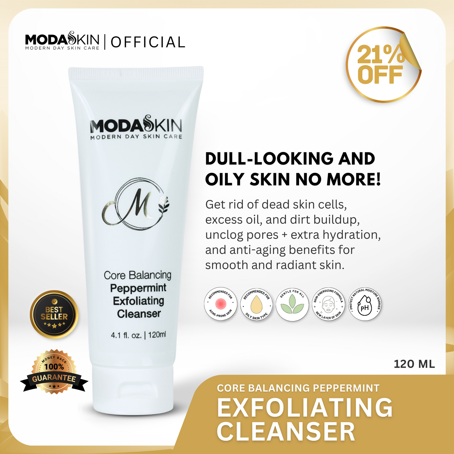 Core Balancing Peppermint Exfoliating Cleanser