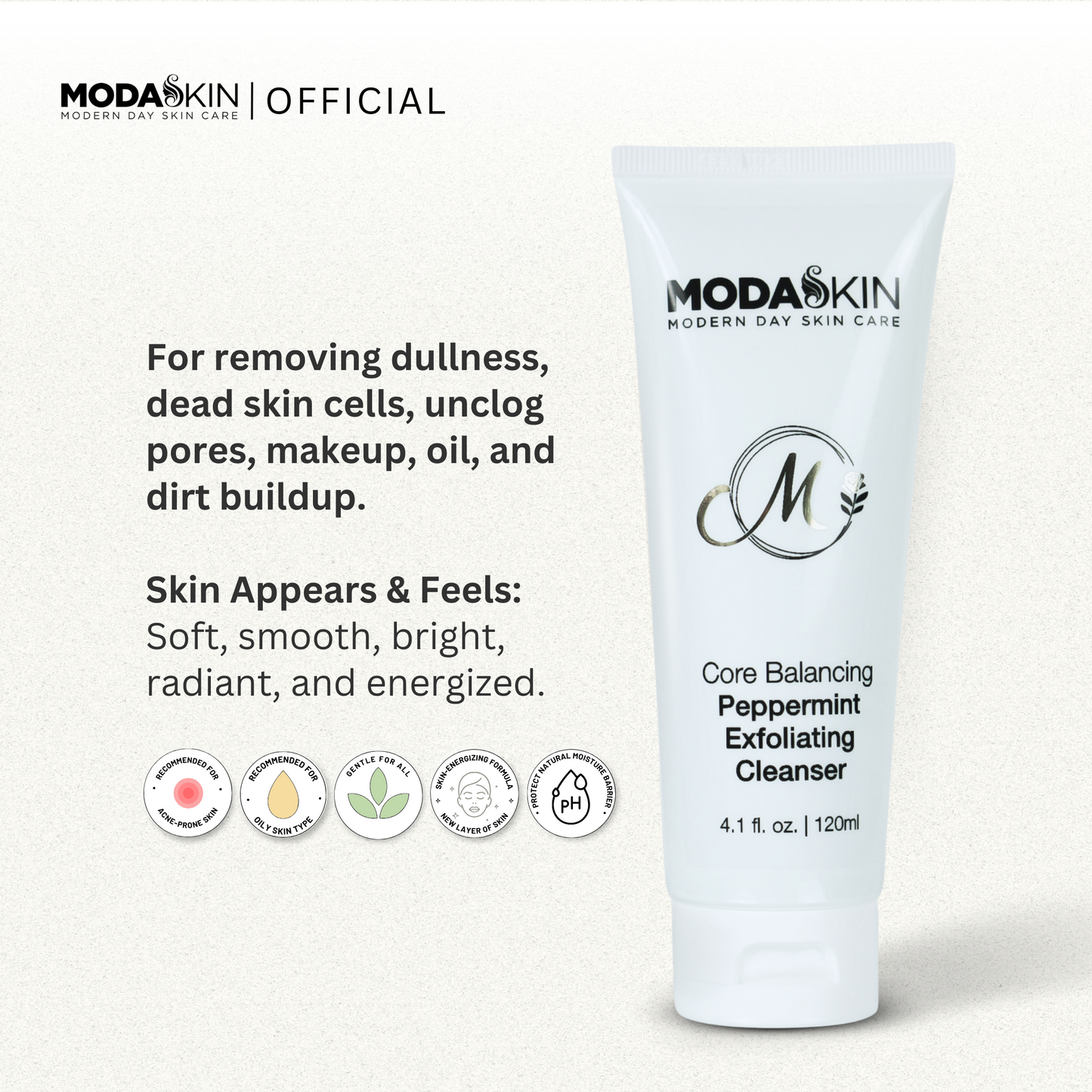 Core Balancing Peppermint Exfoliating Cleanser