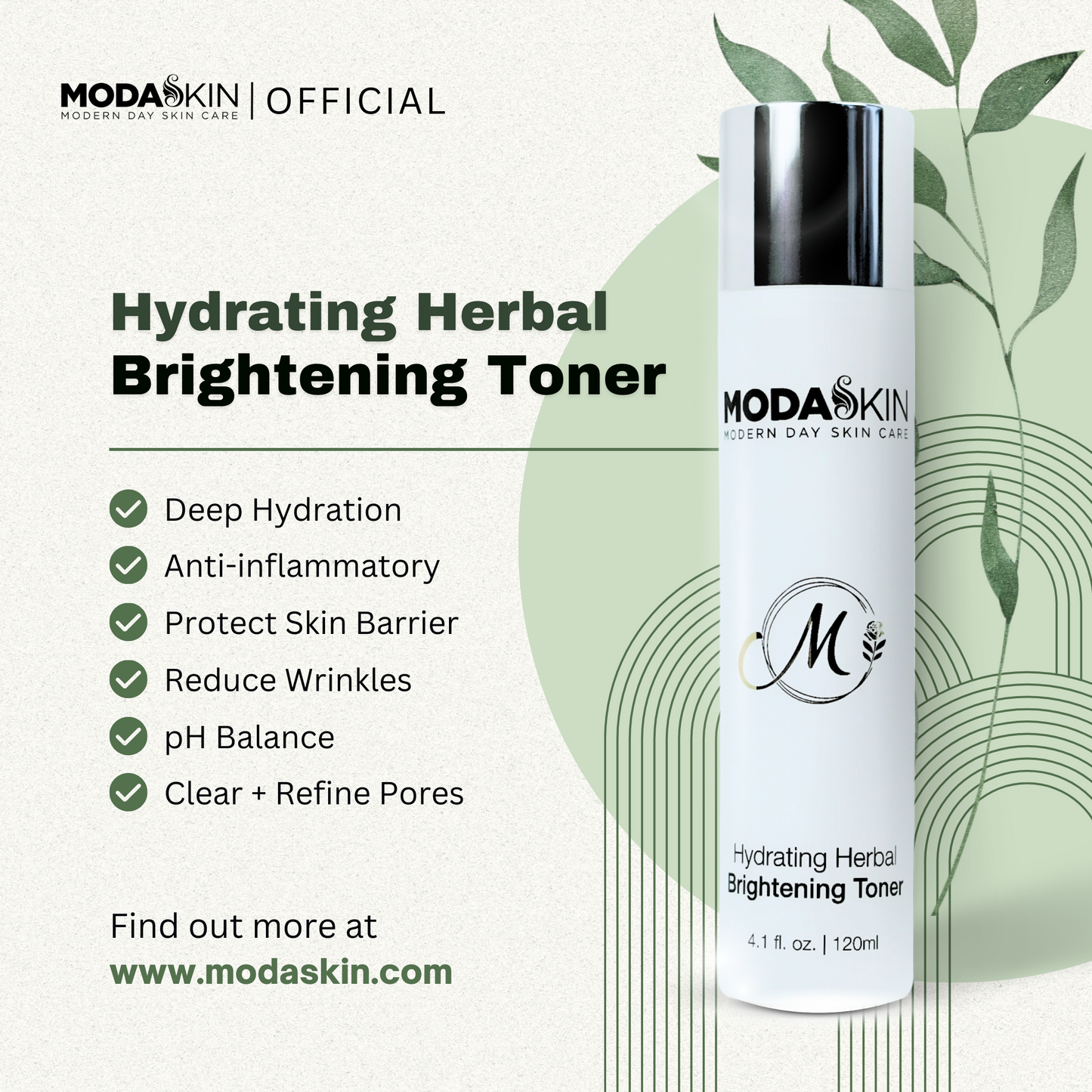 Hydrating Herbal Brightening Toner