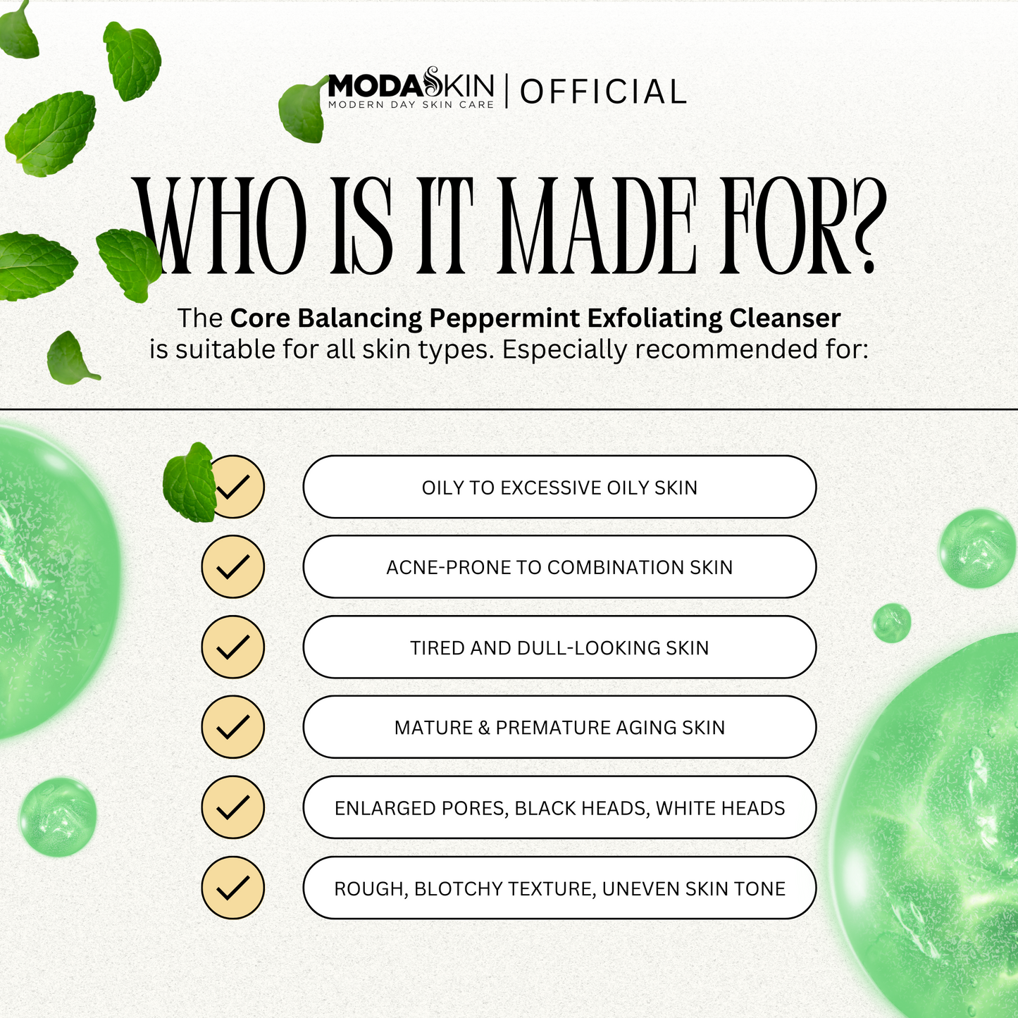 Core Balancing Peppermint Exfoliating Cleanser